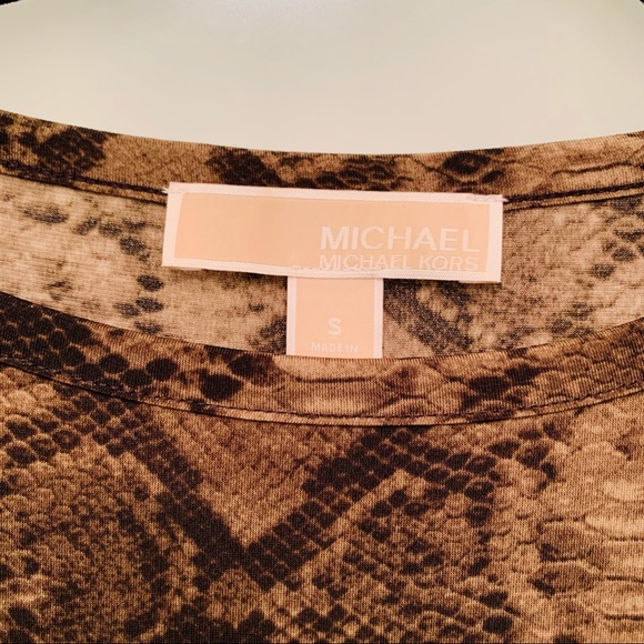 NWOT Michael Kors Dress Animal Print Polyester/Spandex. Size Small - Picture 7 of 9
